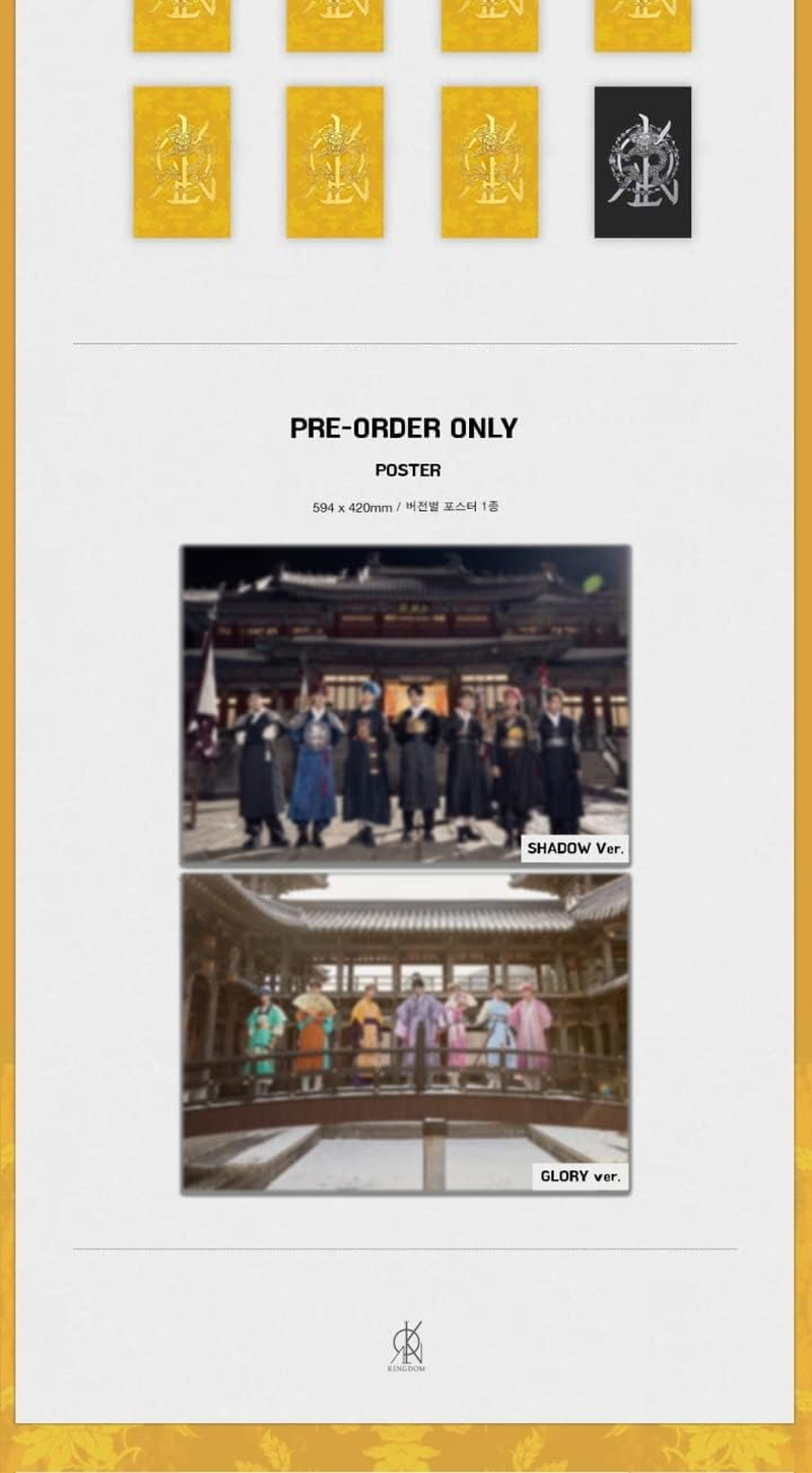 INGDOM History of Kingdom : Part IV Dann 4Th Mini Album Random Version Cd+72P Photobook+6P Calendar+1P Photocard+Tracking Sealed image number 6
