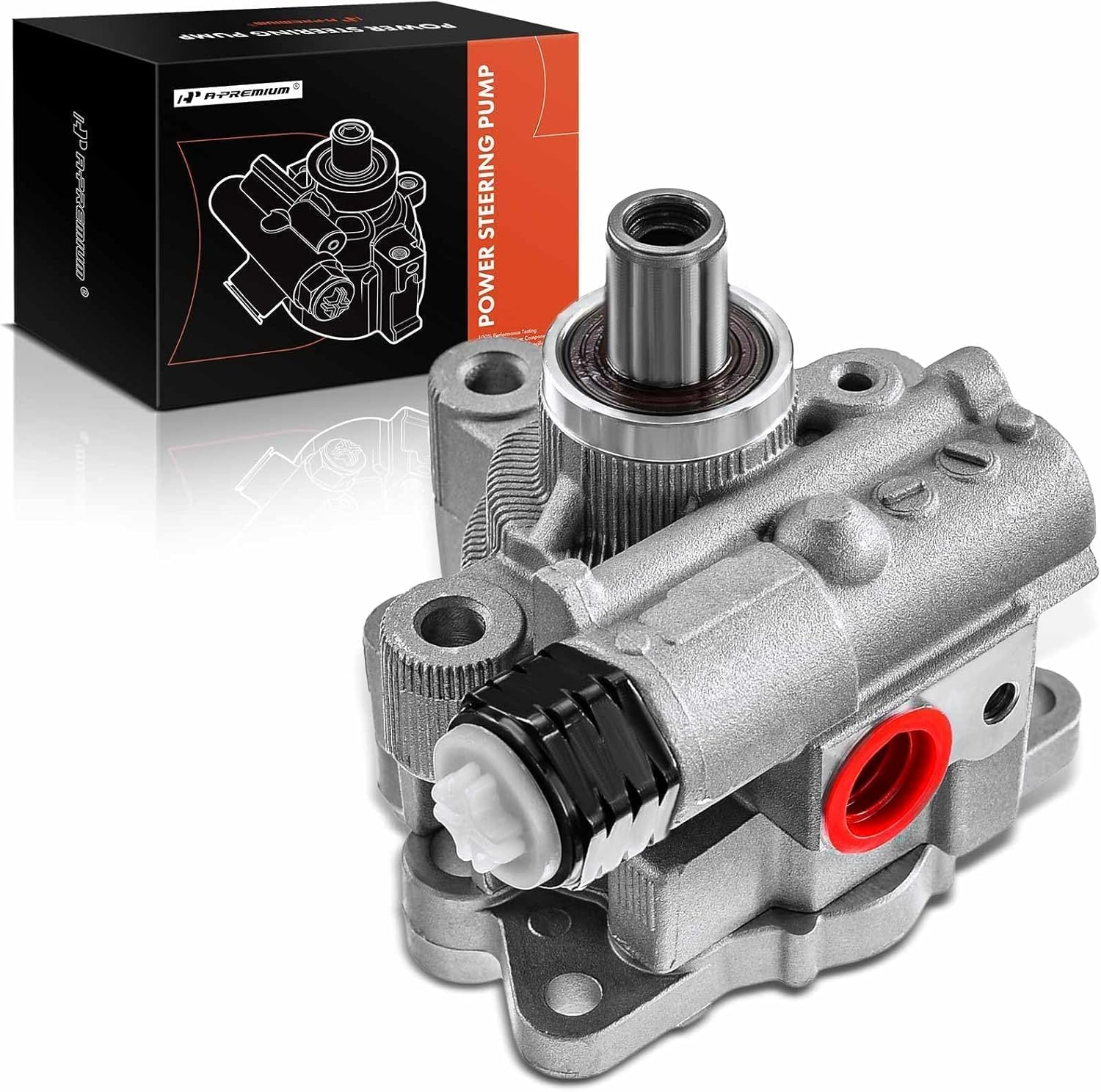 A-Premium Power Steering Pump Compatible with Jeep Grand Cherokee 2005-2010, Commander 2006-2007, 3.7L 4.7L 6.1L, Replace # 9900550, 5181148AA image number 2