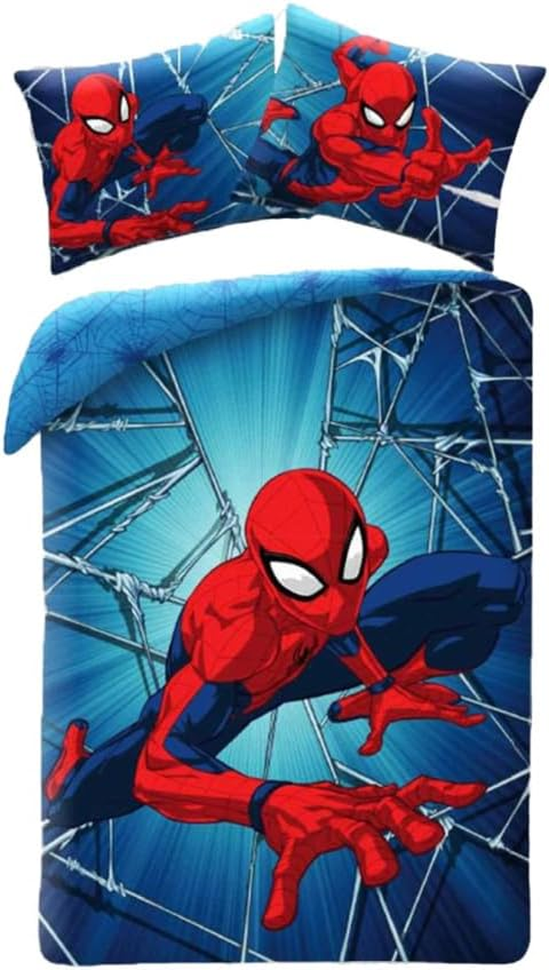 Spiderman Collections Children'S Bedding Set, Multi-Colour, Unique