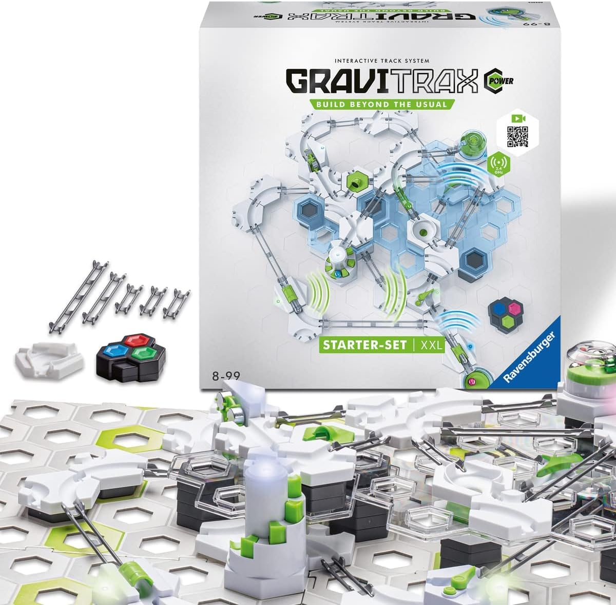 Gravitrax Ravensburger Power Starter Set XXL Interactive Marble Run System with All Available Electronic Elements, for Children Aged 8 and Up. Can Be Combined with All Products and Lines image number 5