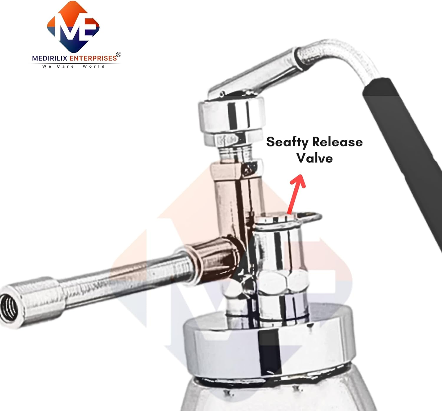 Medirilix Enterprises Dermatology No-1 Mini Cryo Gun Liquid Nitrogen Sprayer, Dermatology Equipment with Free Spray Heads Cryo Can 350 Ml Empty Container image number 4