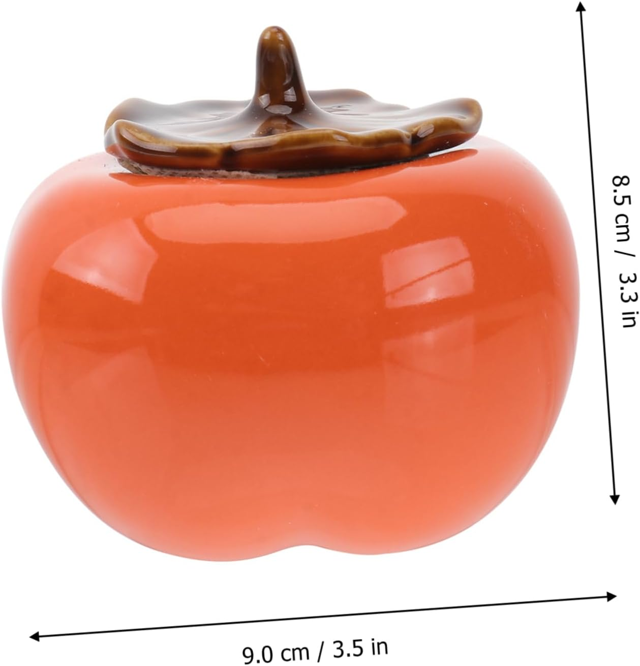 Mikinona Versatile Pumpkin Shape Tea Storage Sealed Jar for Dried Fruit Tea Sugar Storage Accessories Ideal for Home