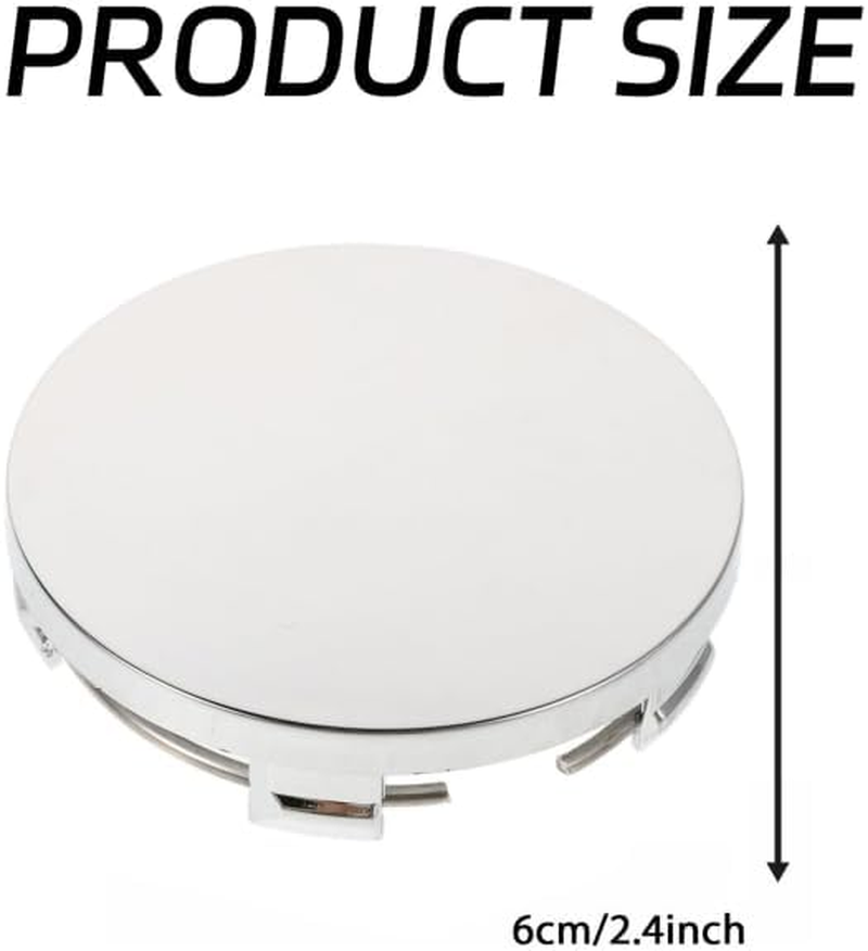 Fokmuaex 4PCS Wheel Center Caps - Premium Car Hub Cap Covers Set for Alloy Wheel Modification & Decoration, Universal Fit Replacement Accessories image number 2