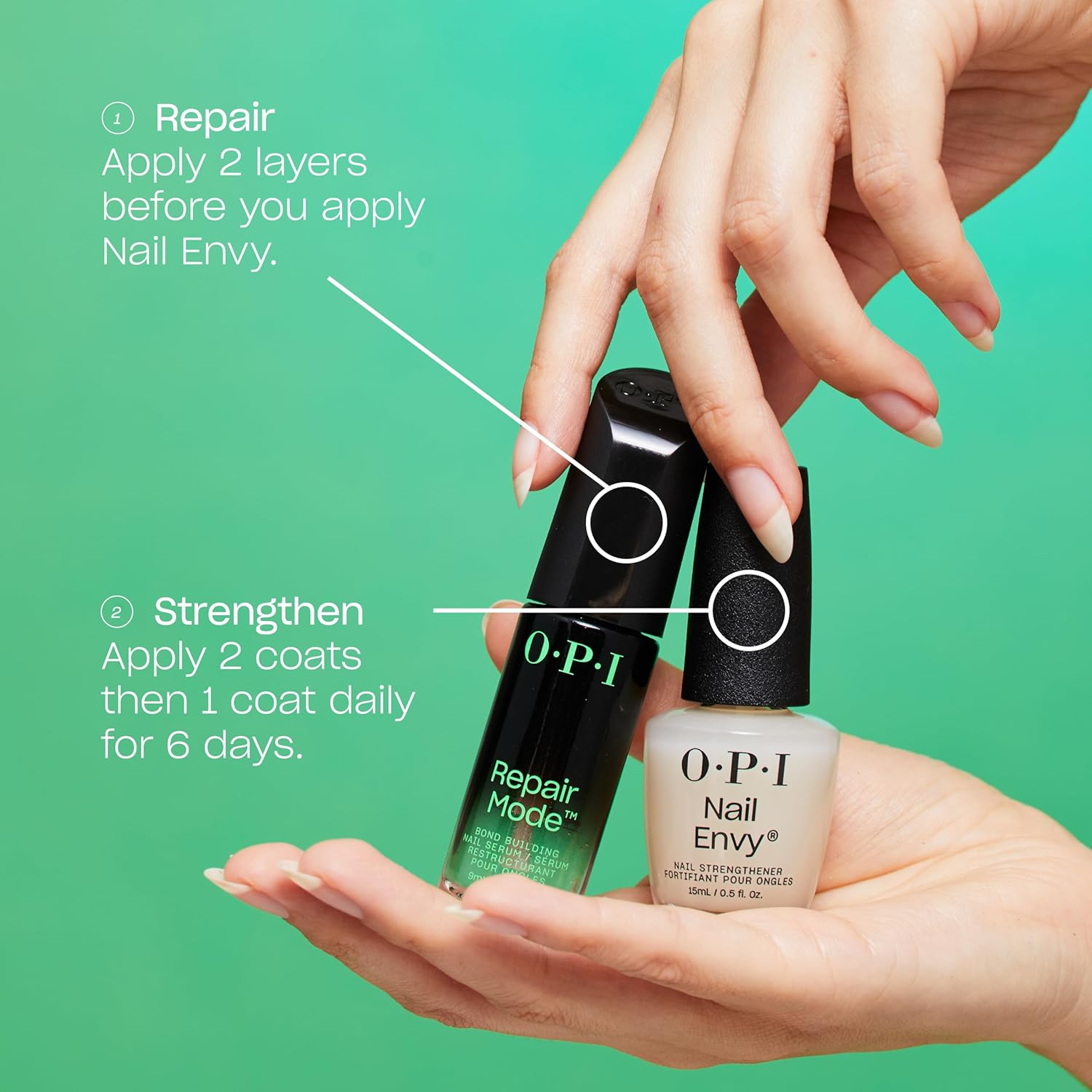 OPI Treatment Gift Set - Repair Mode Bond Building Nail Serum, Edge File 240 Grit image number 5