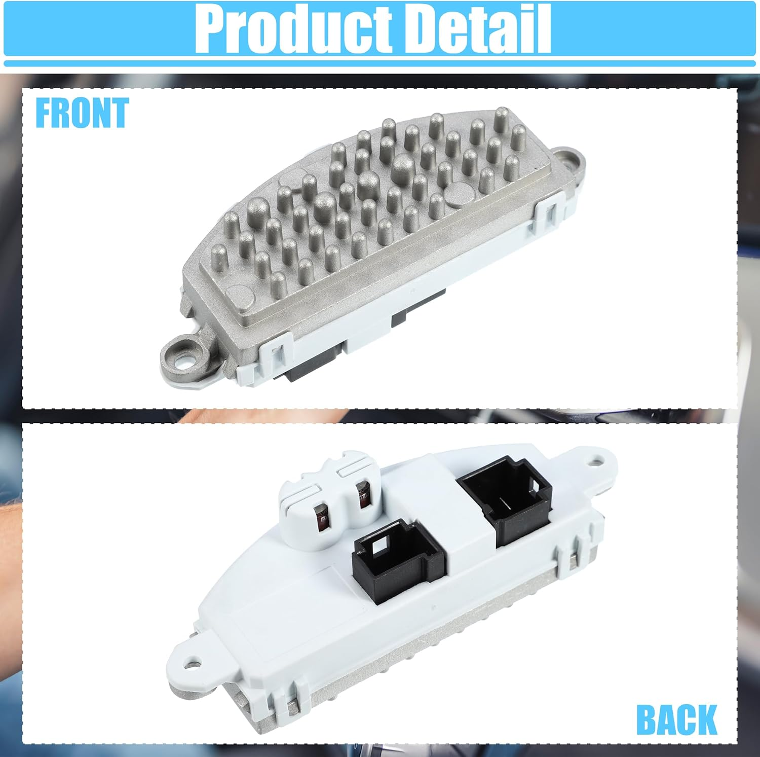 ACROPIX HVAC Heater Blower Motor Resistor Regulator Module Fit for Mercedes-Benz GL350 GL450 GL550 GL63 AMG 2013-2016 No.1669066300/A1669064001 - Pack of 1 image number 6