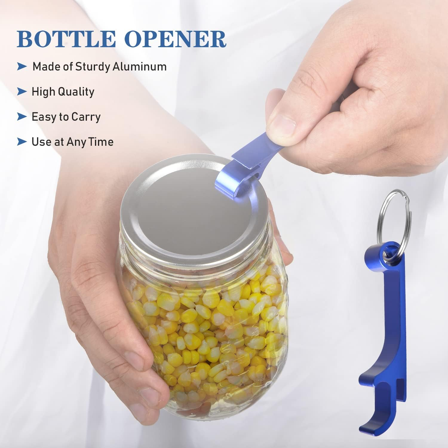 RECAT Mason Jar Vacuum Sealer Kit for Foodsaver with Accessory Hose for Wide and Regular Mouth Jars, Manual Portable Pump and Lid Opener