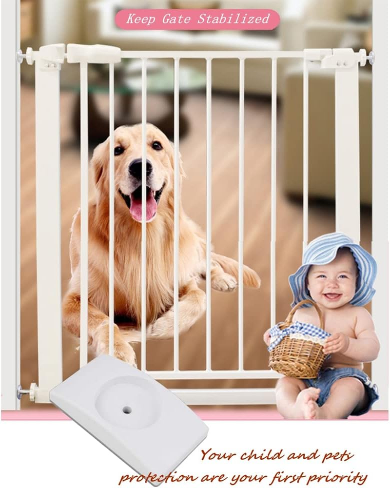 4 Pcs Safety Baby Gate Wall Protector Stair Gate Extension Wall Saver for Baby, Pet, Stair, Door, Wall Surface Safety image number 3