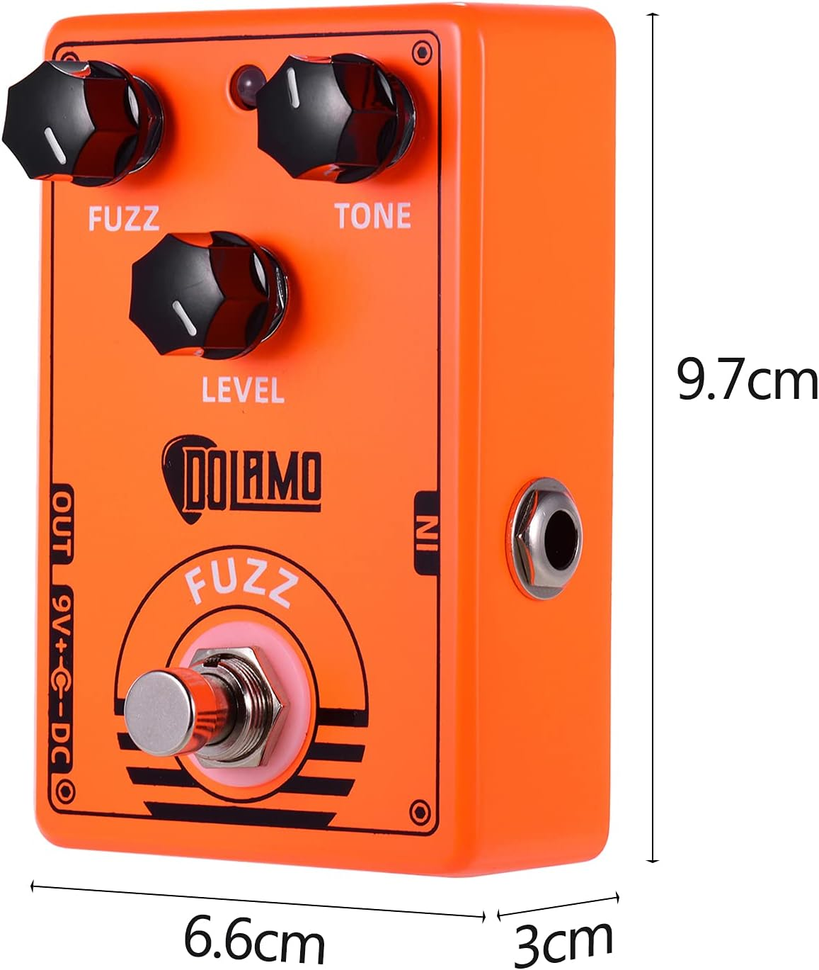 Yasao D-2 Fuzz Guitar Effect Pedal with True Bypass for Electric Guitar image number 3