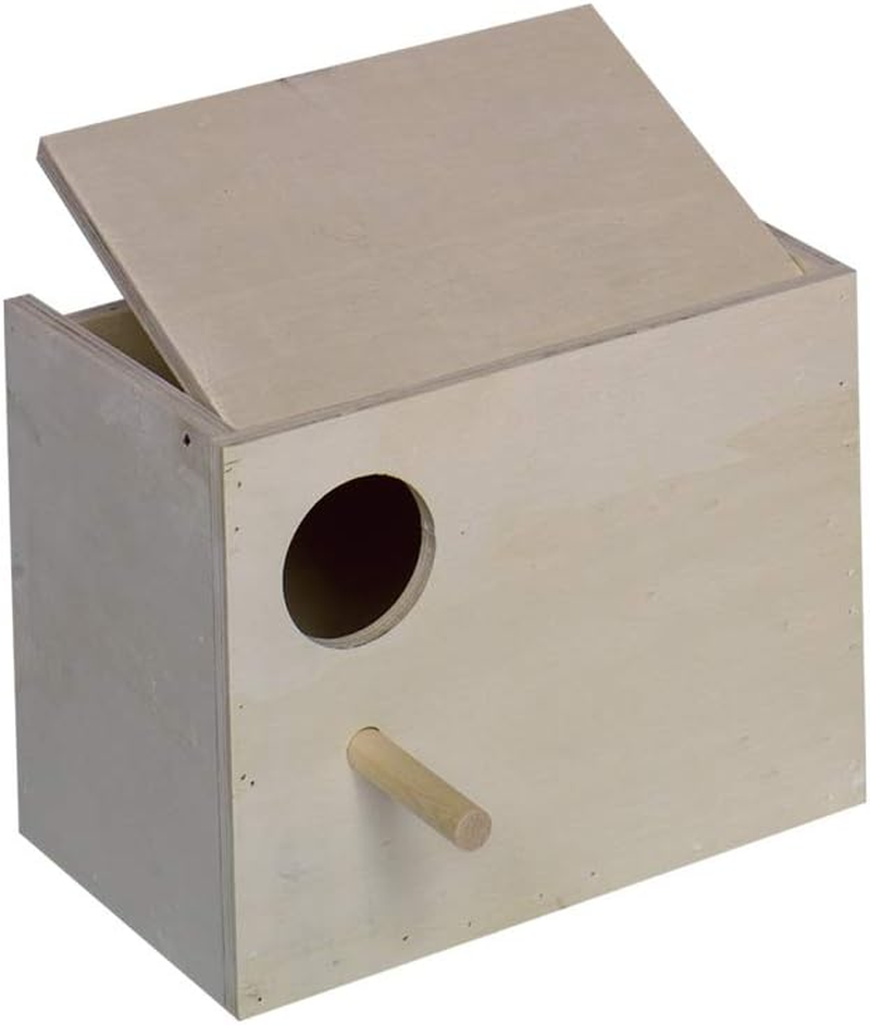 Nobby Budgie Nesting Box with Hole on Left; 28.5 X 14.0 X 14.0 Cm image number 6