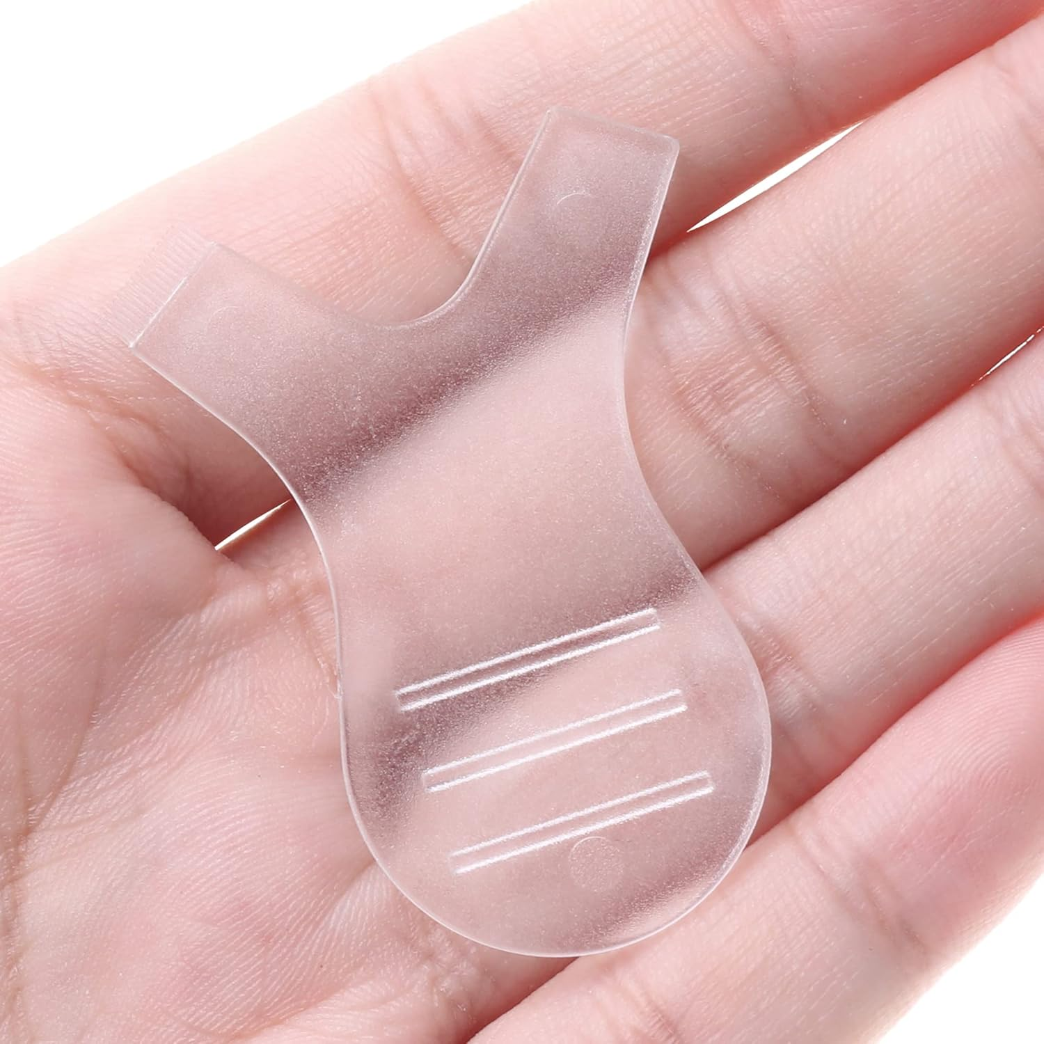 30 Pieces Y Shape Eyelash Brush Perm Lash Lift Brush Silicone Grafting Eyelash Lift Brush for Eyelash Extension Makeup Tool - Clear Color image number 5