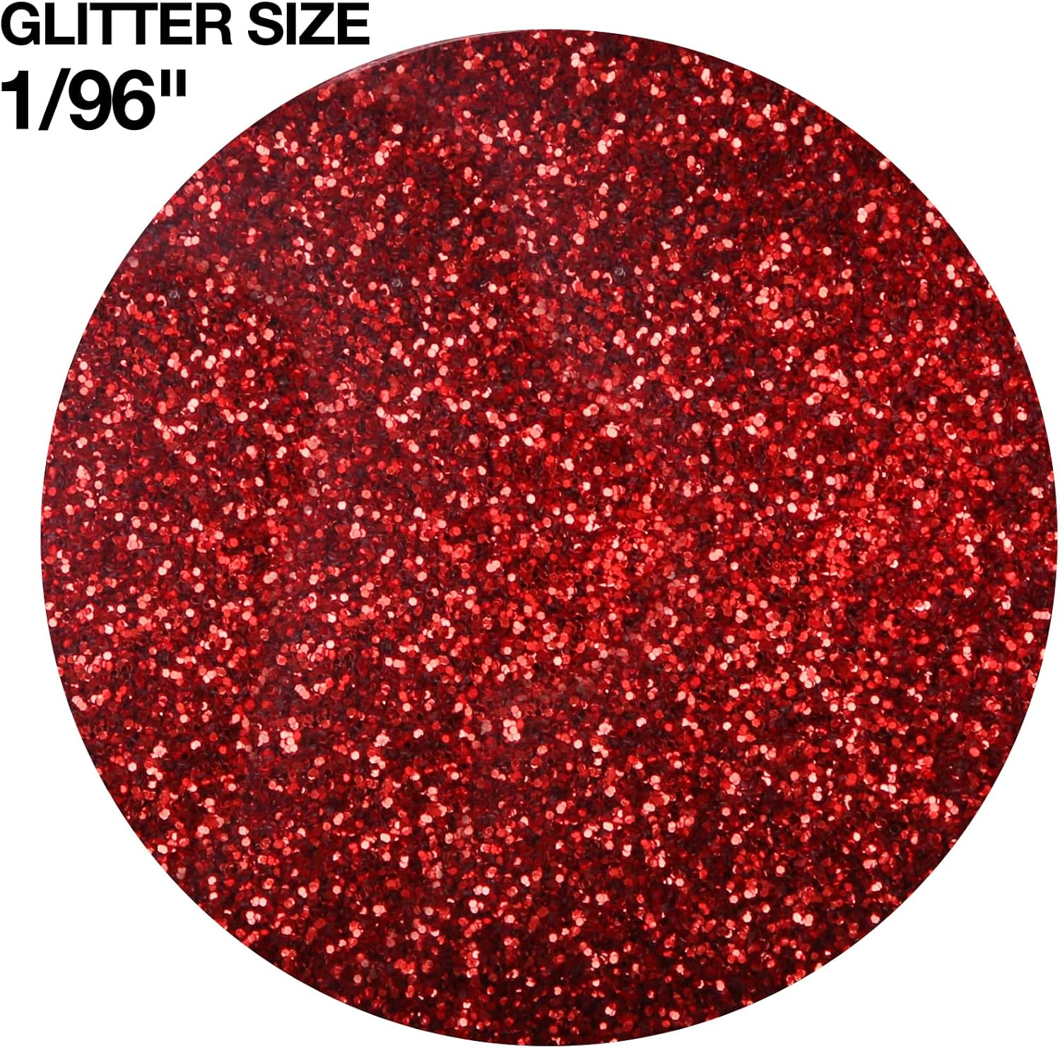 TORC Red Fine Glitter 4 Oz Glitter Powder for Tumblers Resin Crafts Slime Cosmetic Nail Painting Festival Decoration image number 2