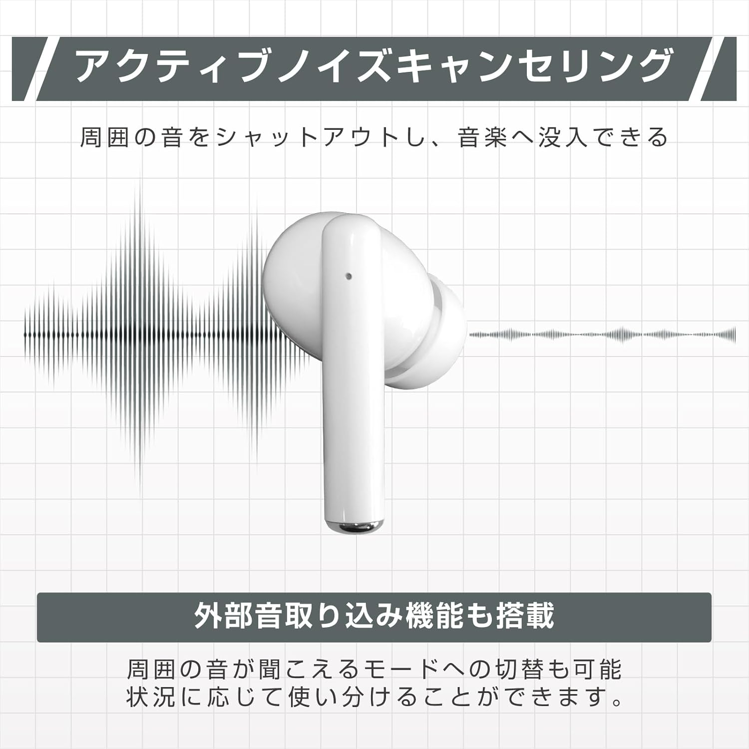 Kashimura BL-136 Charging Case with Touch Panel | Fully Wireless Earphones | Music/Calls/Find Earphones image number 6