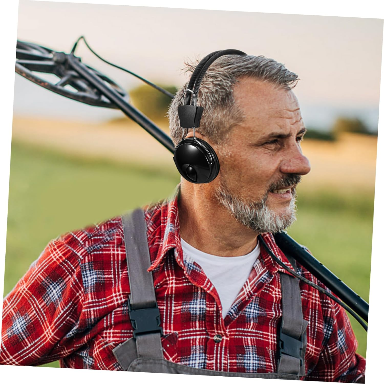 SHINEOFI Metal Detector Headphone for Metal Finding High Accuracy over Ear Design Ergonomic Comfort for Fatigue Use Convenience for Searching image number 2