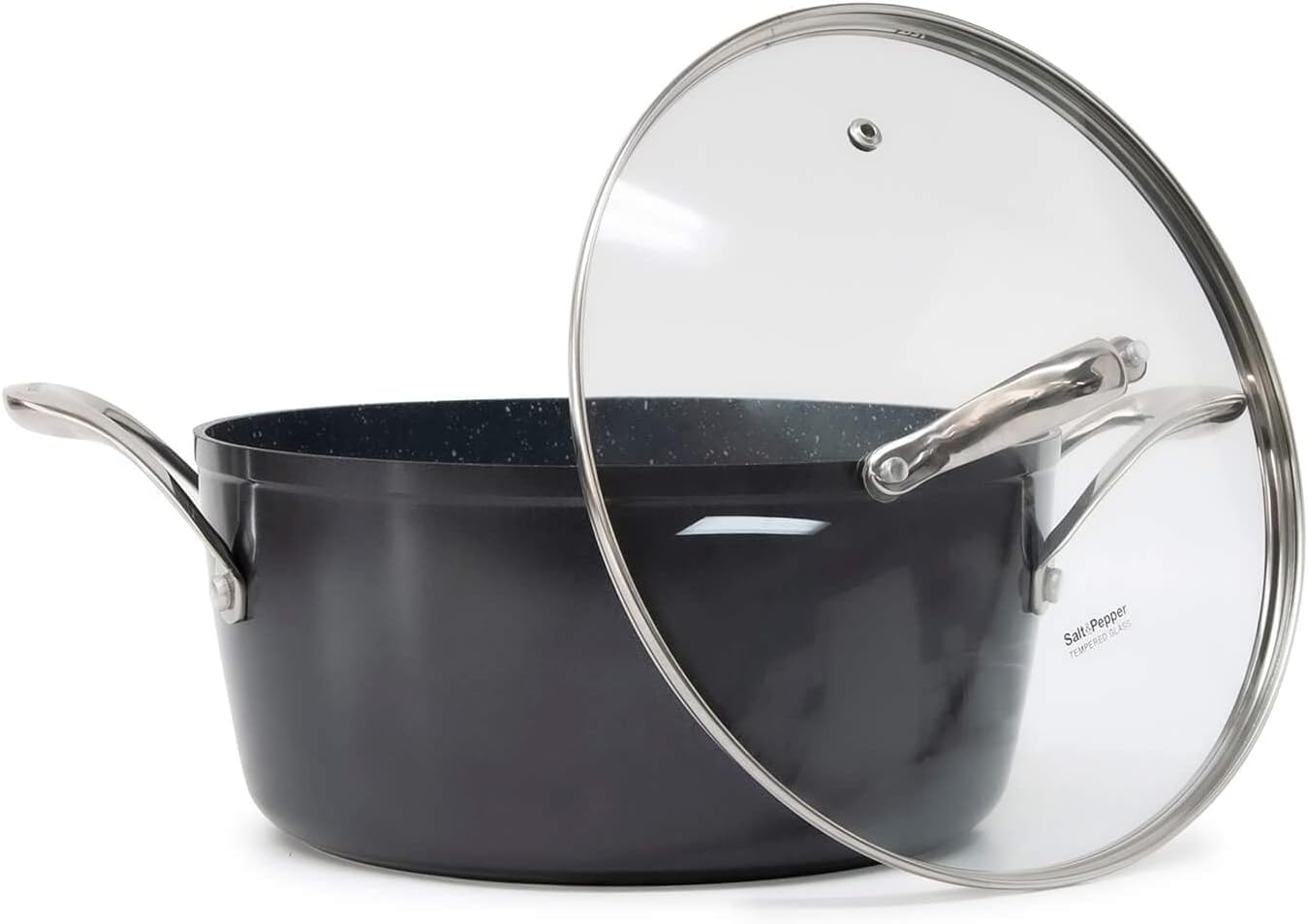 Salt&Pepper Tan-Ium Casserole with Glass Lid 24Cm - Saucepans image number 4