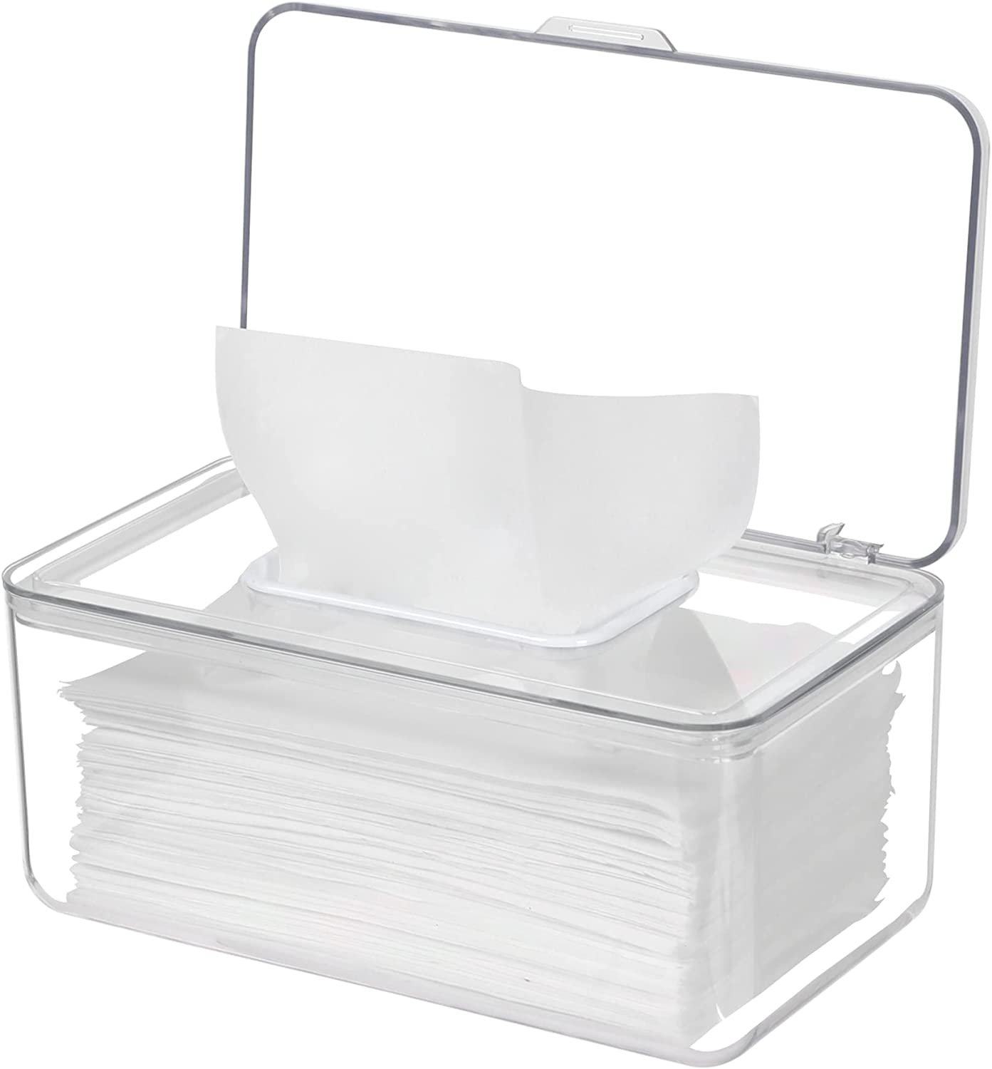 NOVWANG Clear Wipes Dispenser Large Capacity Wipes Holders image number 3
