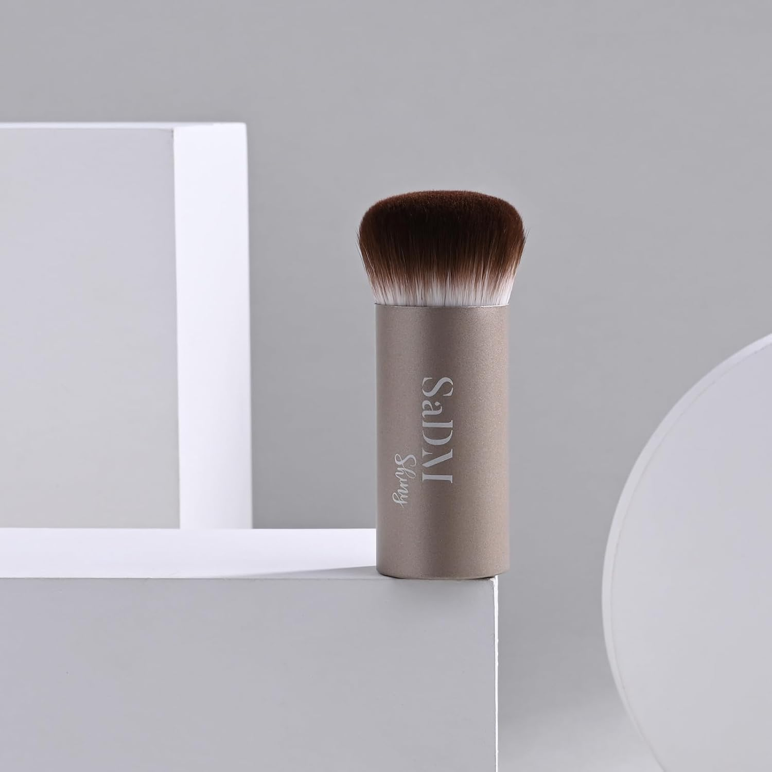 Kabuki Makeup Brush - Blender Brush for Powder, Cream, Liquid Foundation, Sunscreen, Blush Blending & Bronzer - Professional Make up Brush - Full Face Makeup Brush - Vegan & Cruelty Free image number 5