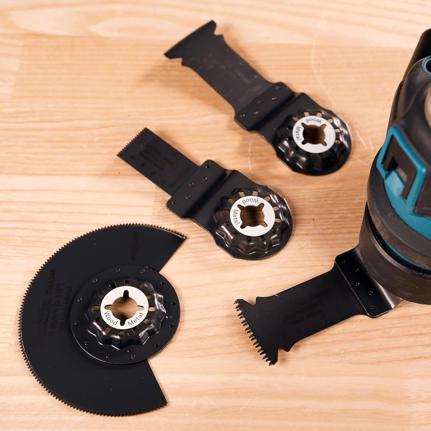 Makita B-67480 Multi Tool Plunge Cut Saw Blade (4 Pieces Set) image number 2