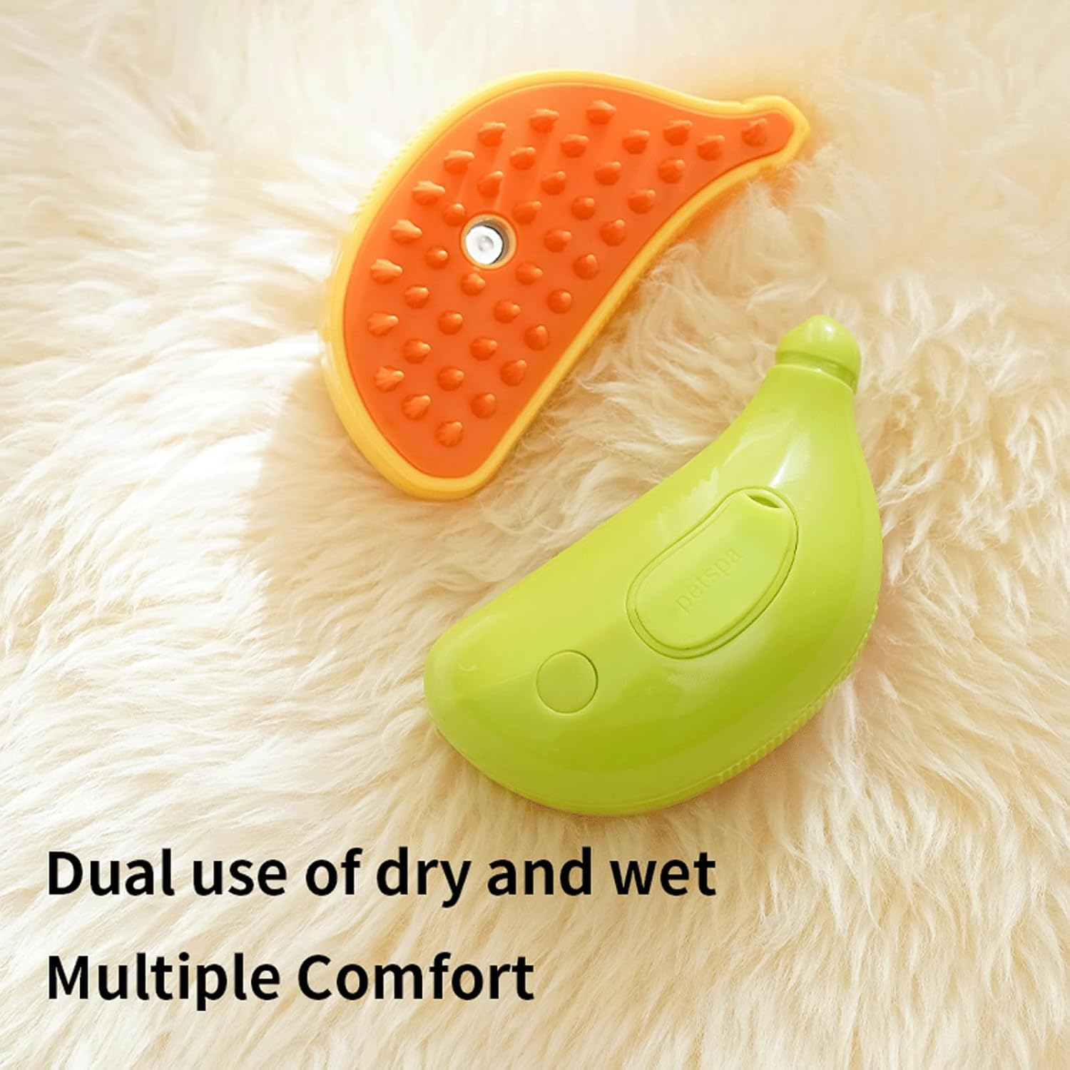 Cat Brush with Steam, 3-In-1 Steam Brush for Cats, Cat Brush with Water, Multifunctional Cat Grooming Brush, Electric Pet Massage Comb