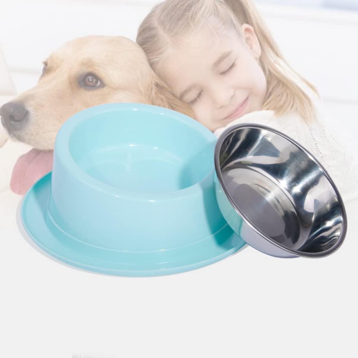 BESPORTBLE Innovative Dog Bowl Ant Cat Bowl Pet Feeder Bowl Anti-Slip Easy to Home Accessory - Grey image number 2