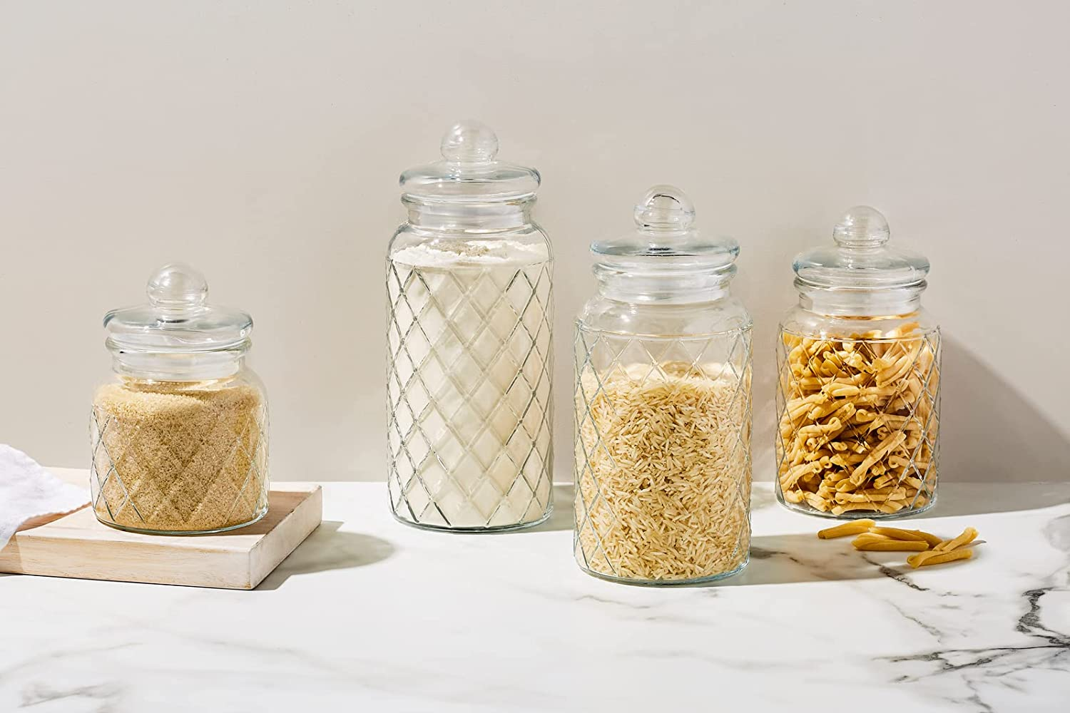 Casa Domani Trellis Storage Jars Set 4 Gift Boxed image number 3