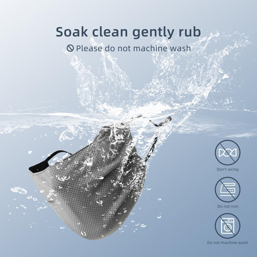 UV Face Shield Washable Reusable Sun Protection Face Mask for Motorcycle Running Riding Exercise and Other Sports 3Pcs image number 1