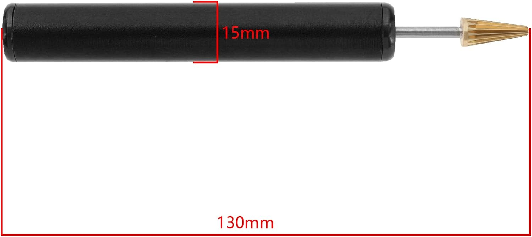 SING F LTD Leather Edge Dye Pen Portable Edge Roller Applicator Leather Edge Painting Tool for Leather Craft Diy/Leather Working/Leather Making Black