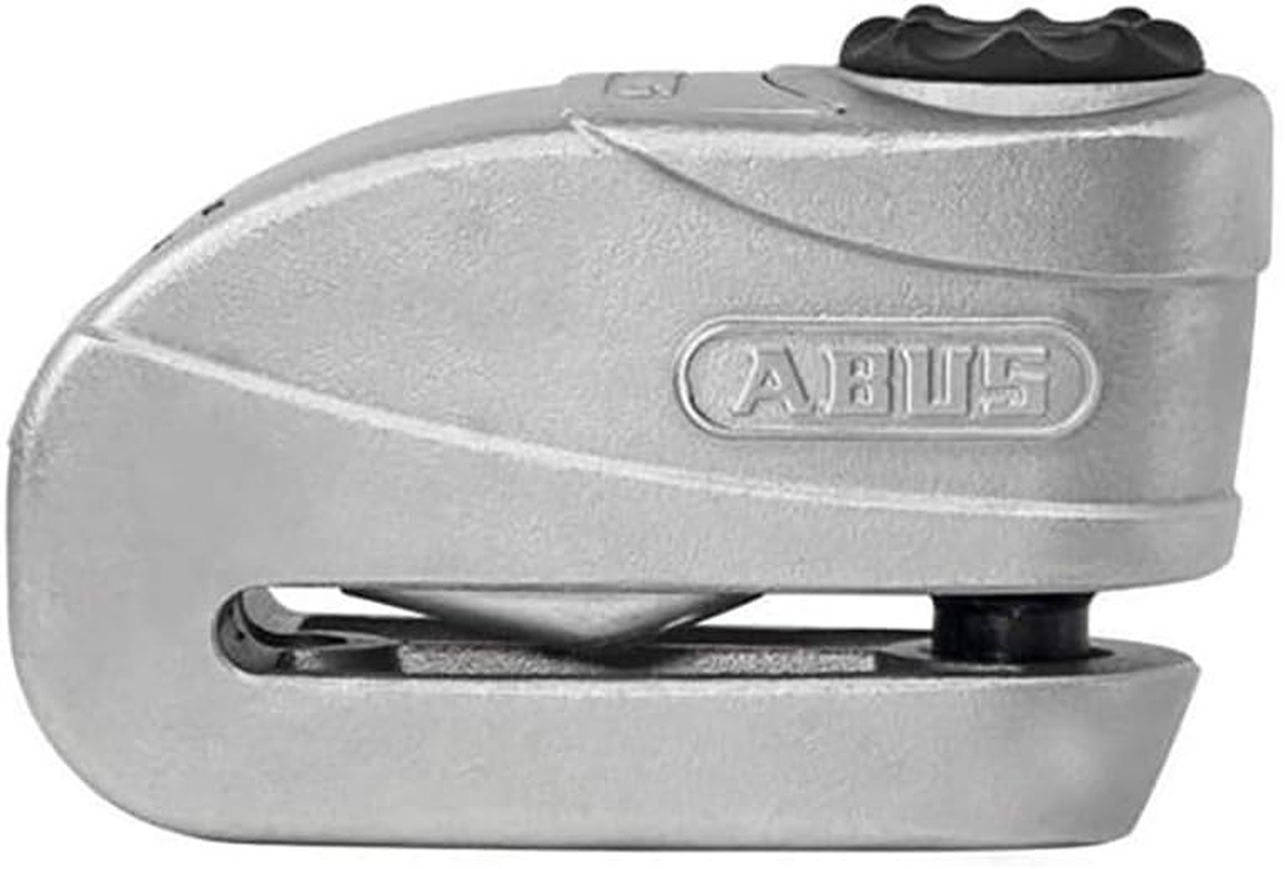 ABUS Brake Disc Lock Granit Detecto Xplus 8008 2.0 - Motorcycle Lock with Alarm - ABUS Security Level 19 - Grey image number 2