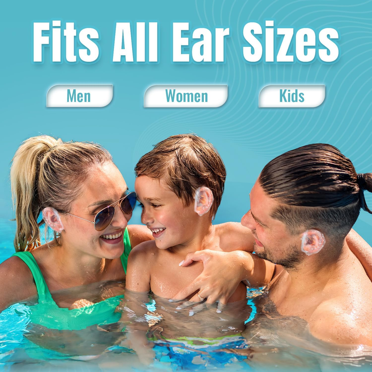 Herbishh Hair Color Ear Shield Covers, Reusable Hair Dye Stain Protection for Ears, Disposable & Waterproof Plastic Ear Shower Caps for Men & Women, Ideal for Salon & At-Home Use, 100 Pieces image number 3