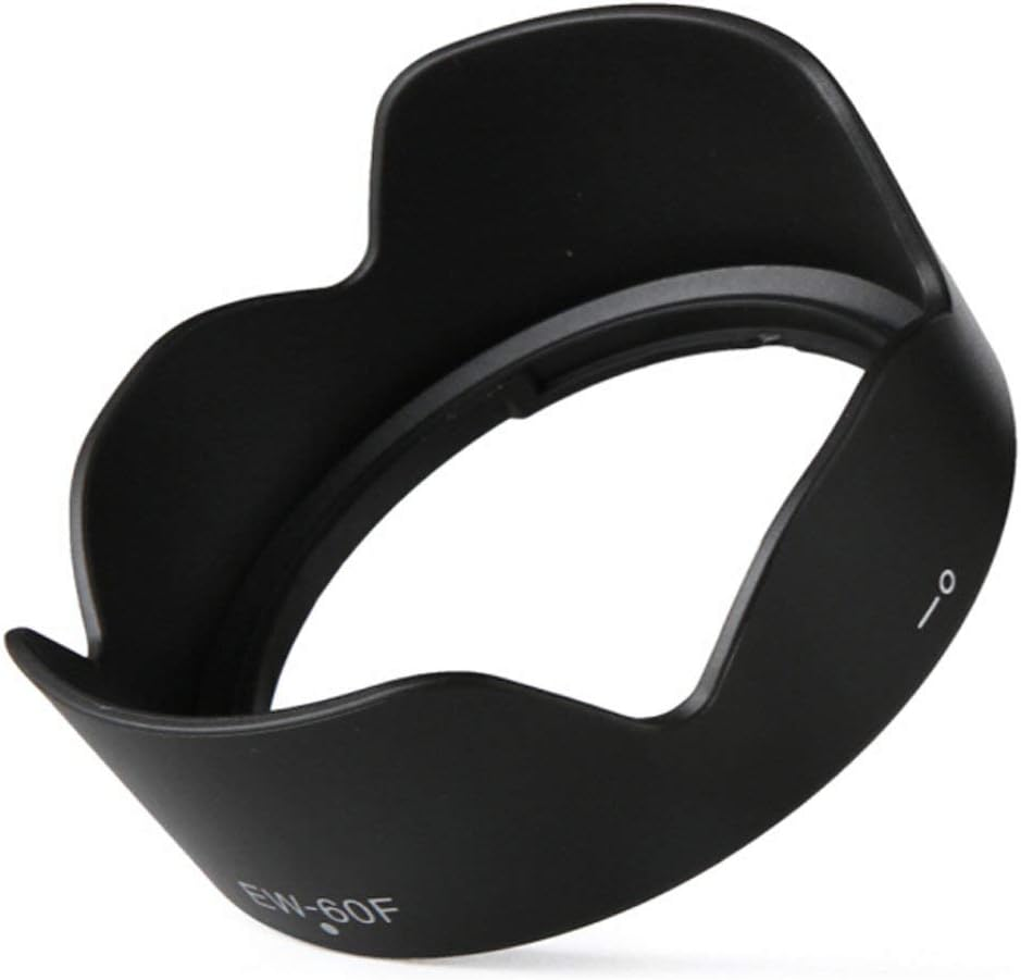 Lens Hood Cover for EW-60F & 55Mm Lens Cap Compatible for Canon EF-M 18-150Mm F3.5-6.3 Lens, Fit M50 M50II M6 M6II M200 M100 Camera(1+1 Pack) image number 4