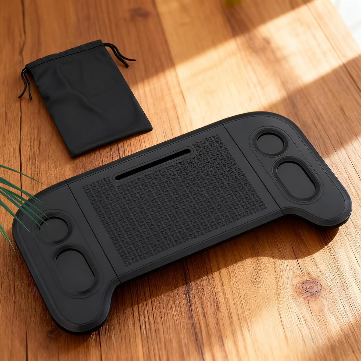 Food Tray for Car - Folding Table for Laptop - Auto Interior Laptop Holder,For Camping Meeting Work Eating Travel Truck Van Snack Cup Computer Road Trip image number 4