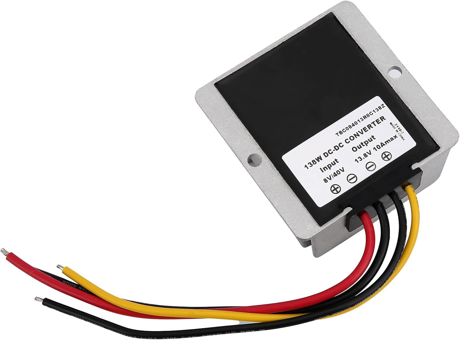 DC 8~40V to 13.8V Voltage Converter, 25A Monitoring Regulator, 10A 240W Output, IP68 Waterproof Power Converter, TBC084013R8C138Z Transformer for Motors, Car, Photovoltaic Panels, LED Strips image number 5