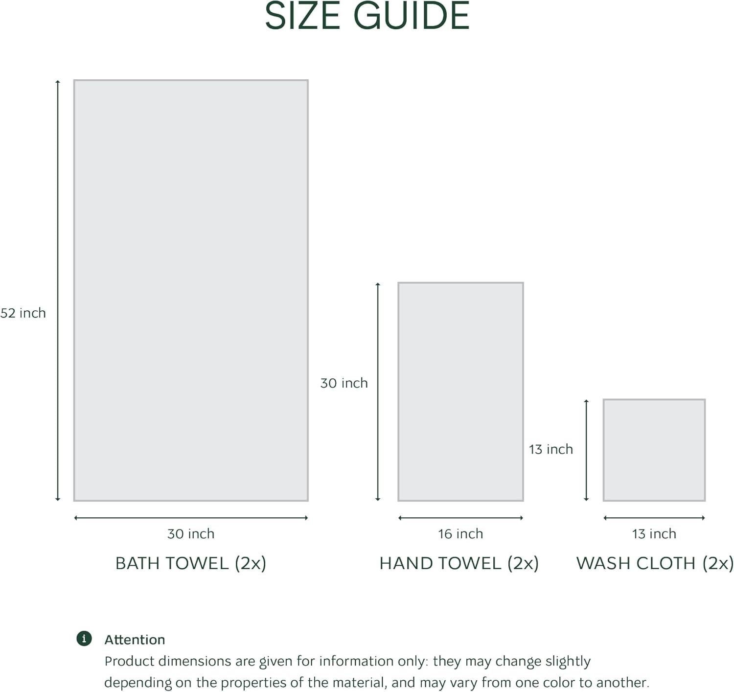 Lacoste Sport Stripe 6-Piece Luxury Cotton Towel Set &ndash; Made with 100% Soft Supima Cotton, Absorbent & Quick-Drying, Includes 2 Bath Towels, 2 Hand Towels, 2 Washcloths, Navy - Green image number 2