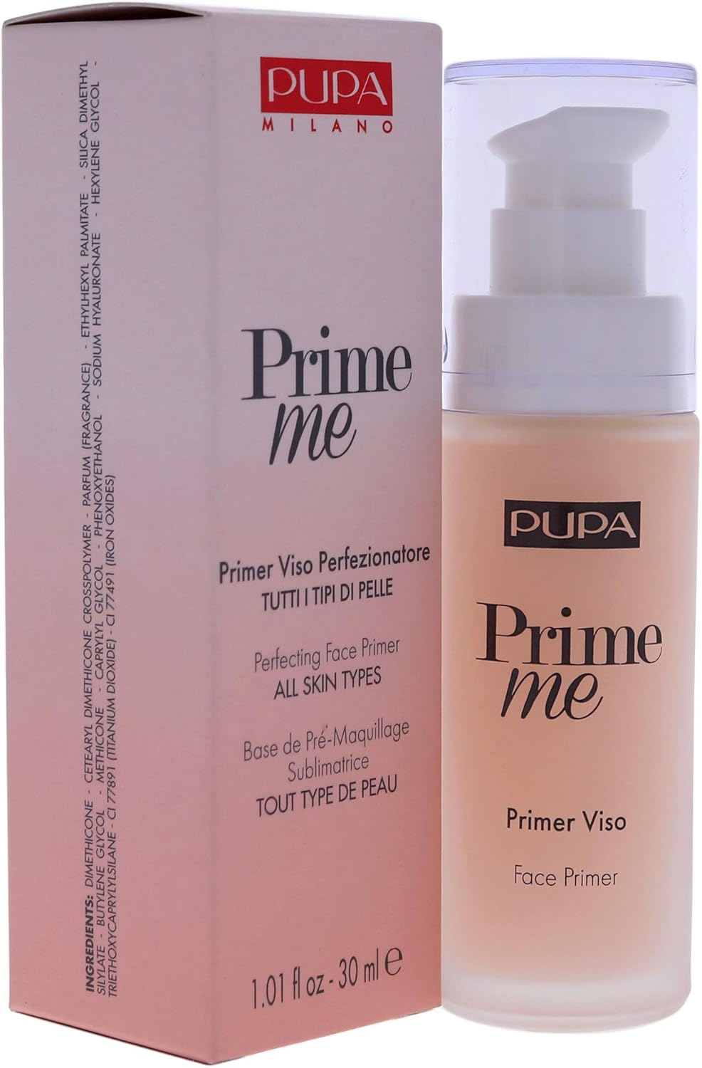 Pupa Milano Prime Me Perfecting Face Primer - 001 Universal for Women 1.01 Oz Primer