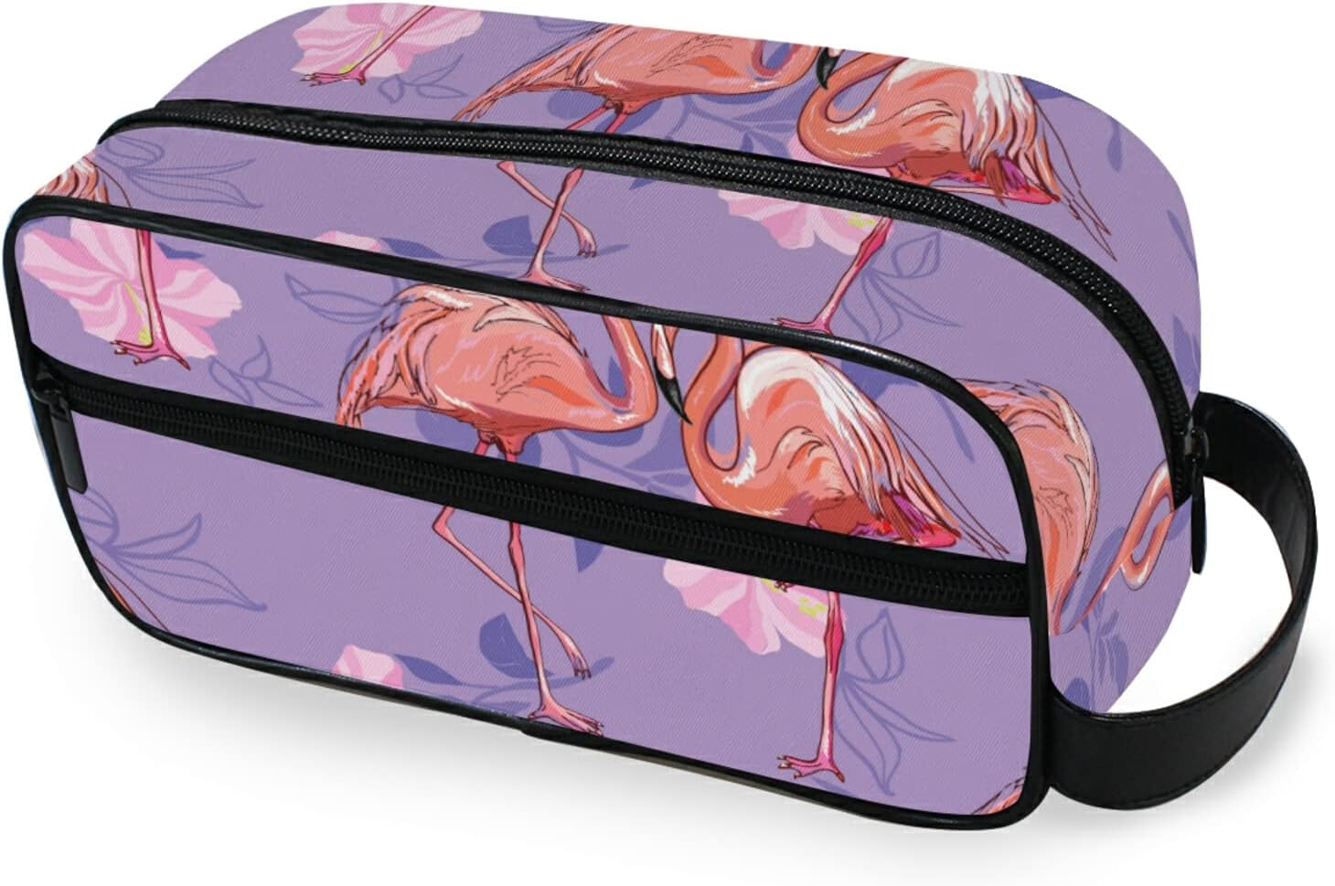 Toiletry Bag Unisex Cosmetic Bag Dragonfly Travel Organizer PU Leather Travel Cosmetic Case, Dragonfly, One Size