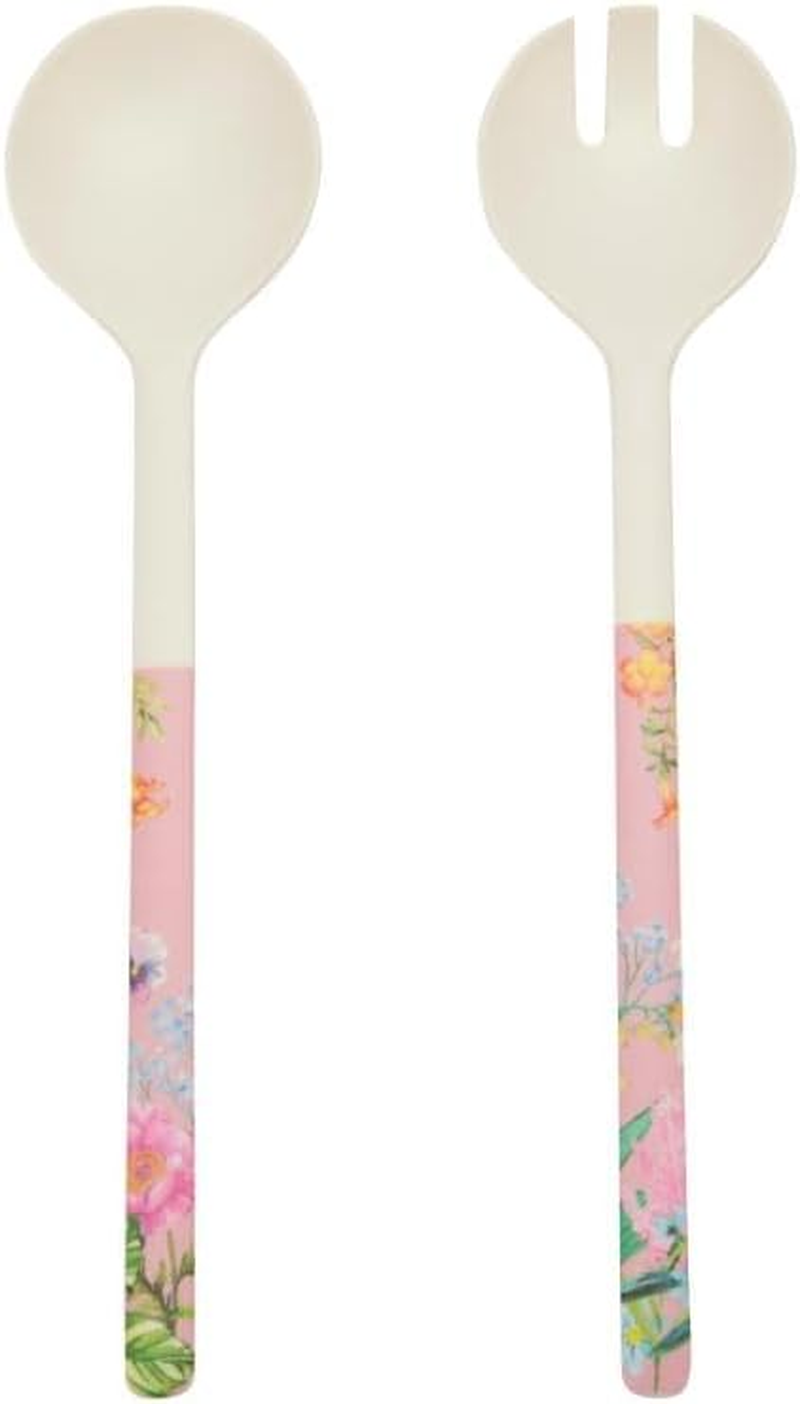Maxwell & Williams Botanica Melamine Salad Servers, 30Cm (Set of 2)