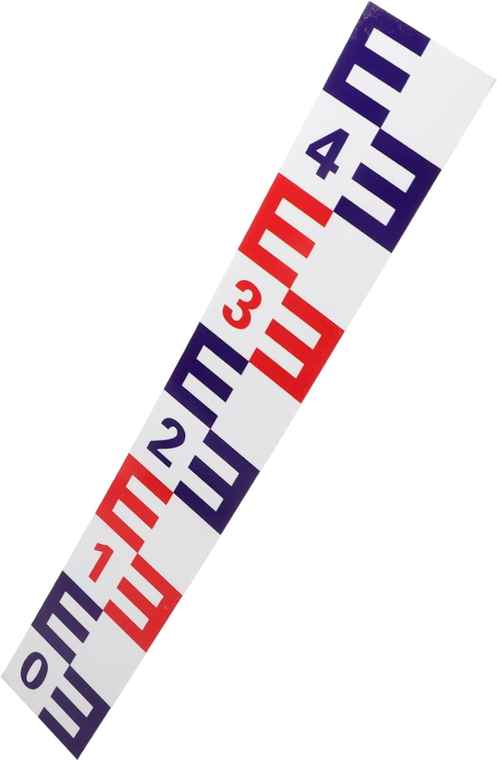 Ibasenice Reflective Water Level Measuring Sticker Aluminum Ruler Self-Adhesive Gauge for Pools Tanks Wear-Resistant Water Height Indicator image number 5