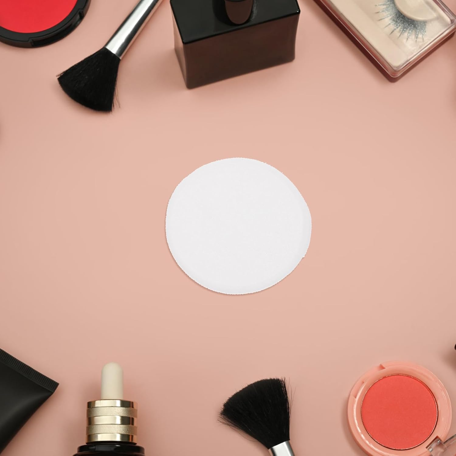 10Pcs Reusable Makeup Remover Pads 8Cm round Facial Cotton Pads Soft Washable for Gentle Skin Cleansing and Travel Face Care image number 5