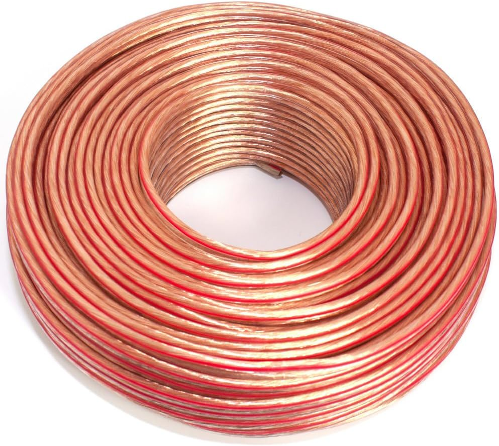 Speaker Cable 2 X 2.50 Mm&sup2; 10 M Black CCA Audio Cable Speaker Cable image number 2