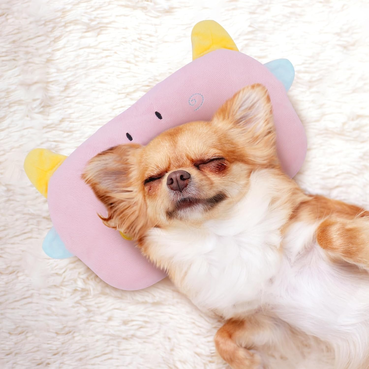 DENTRUN Cushion for Cats, Neck Cushion, Cushion for Cats, Washable, Dog Cushion, Small Dogs, Plush Toy, Cat Cuddly Toy image number 3