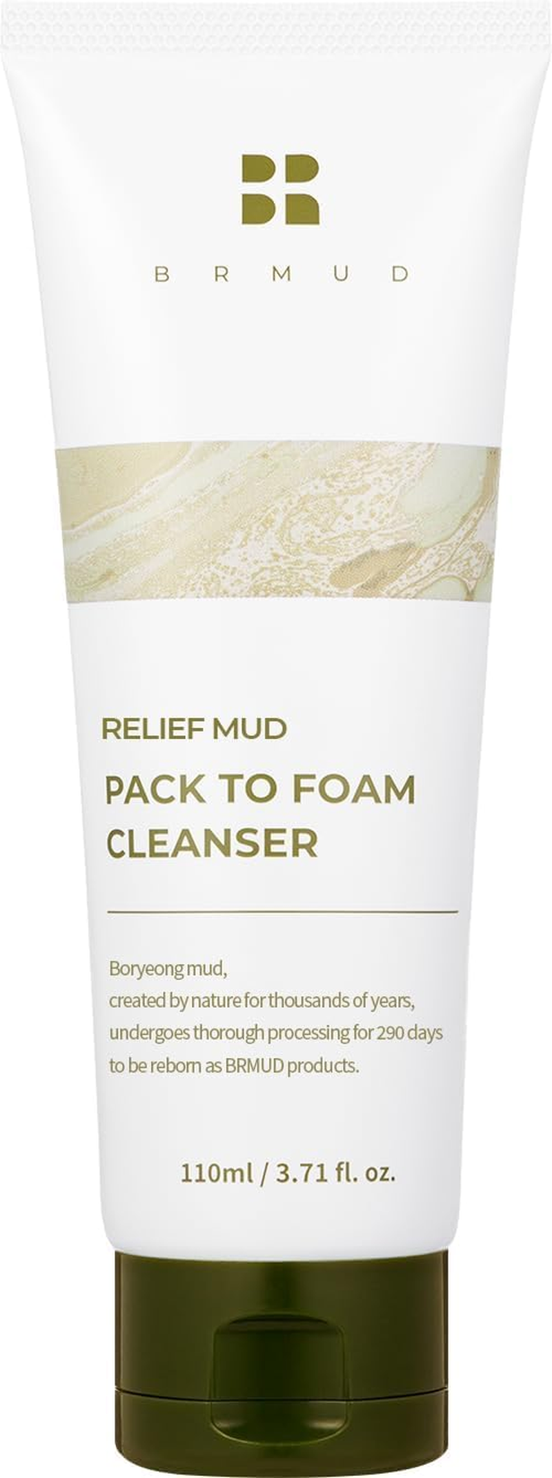 Recovery Mud Pack to Foam Cleanser by Brmud for Unisex - 3.71 Oz Cleanser