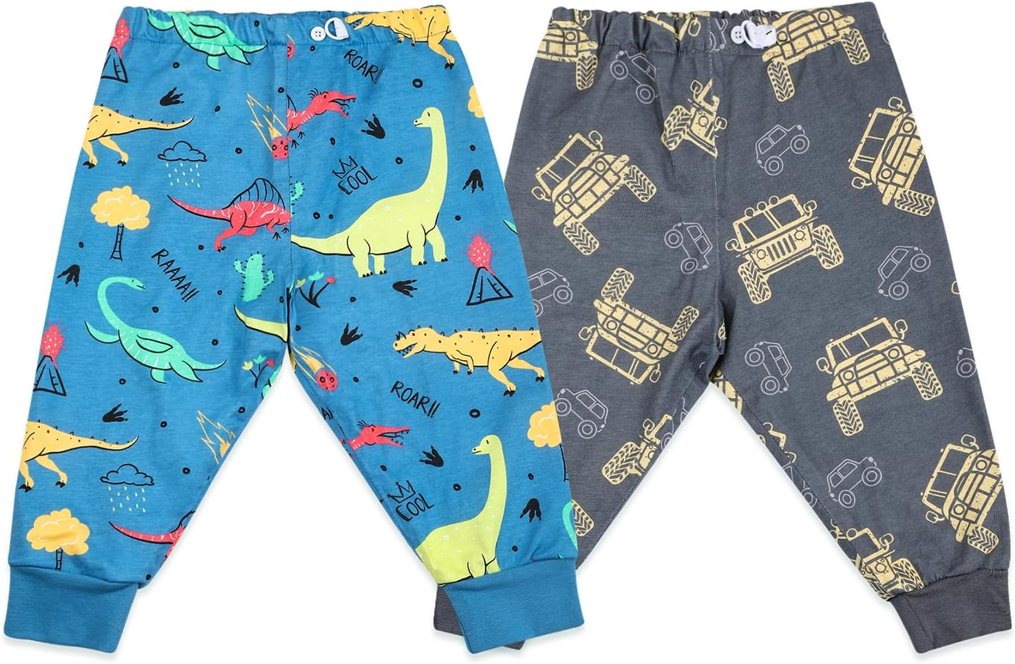 MOEMOE BABY Waterproof Diaper Pants for Potty Training 2 Packs Overnight Diaper Short for Toddler Boys and Girls image number 4