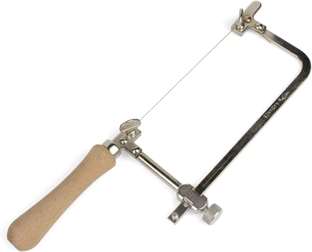 1PC Coping Saw Steel Frame with 0.5Mm Diamond Wire Saw for Wood Stone Metal Cutting Multi Function Hand Tool image number 4