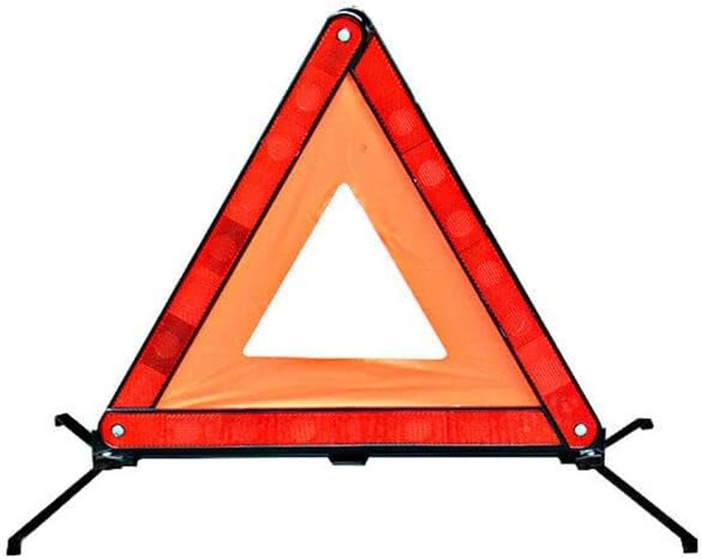 AIMALL 3 PCS Reflective Emergency Warning Triangle Kit &ndash; DOT Approved, Safety Roadside Warning Sign, Foldable 16.9 Inch Red Triangle for Car Breakdown Safety
