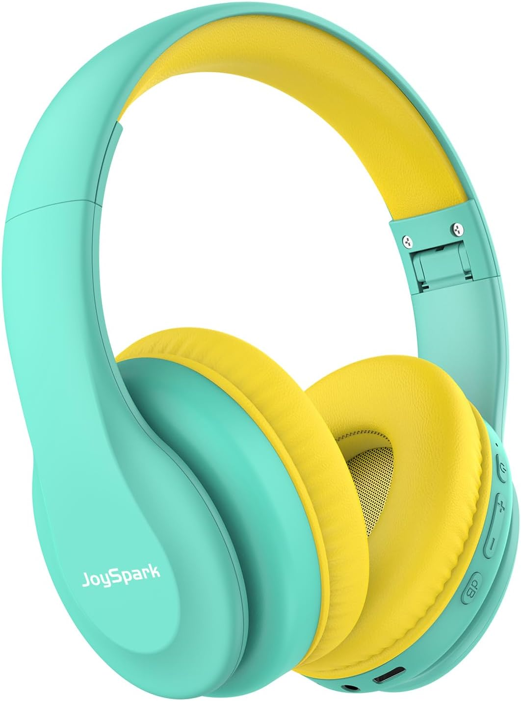 Joyspark Bluetooth Headphones for Kids, Lightweight Wireless Headphones for Kids, with 85/94Db Volume Limited, 60 Hours Playtime, Bluetooth 5.3, On-Ear Headphones with Built in Microphone