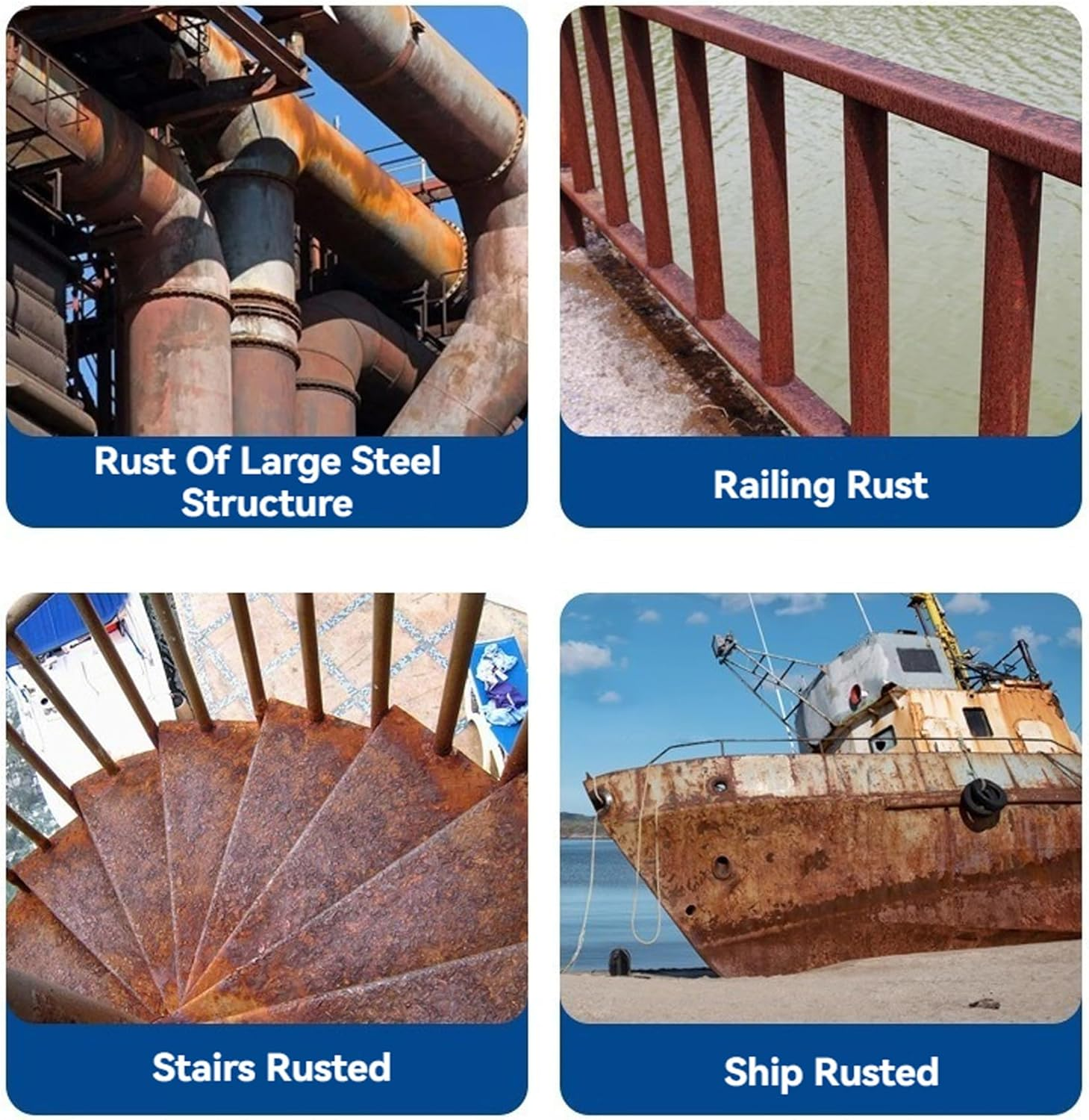 Esmalte Pro Anax Para Metal, Multipurpose Rust Remover Spray, Esmalte Proanox Para Metal, Instant Rust Remover For, Multicolour anti Coating For, with Brush (Green,0.30 Liters) image number 6