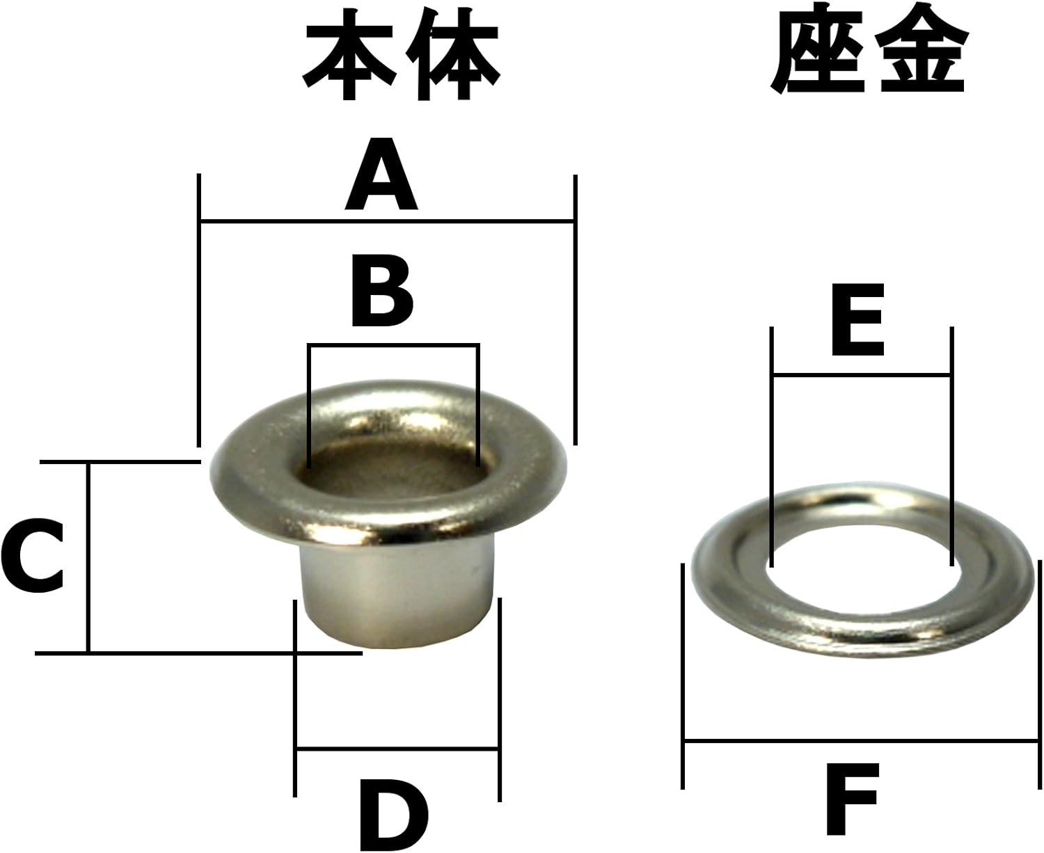 Family Tool 56039 Eyelets #200 (Long Legs), Antique Gold, Pack of 50