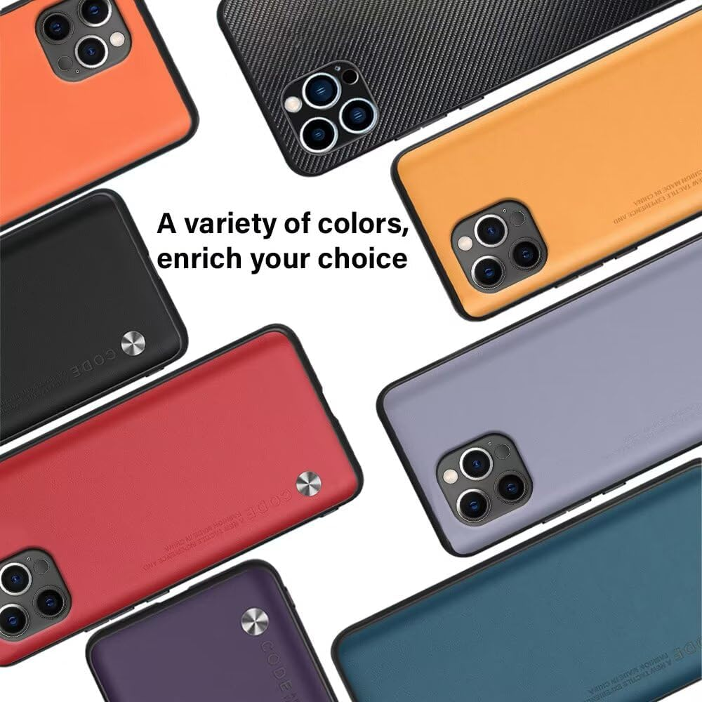 EASSGU Case for Smartphone, Compatible with Honor Magic7 RSR Porsche Design (6.8 Inches), Business Style Mobile Phone Case with PU Leather Back - White - Dark Purple, Honor Magic7 Pro 5G image number 4