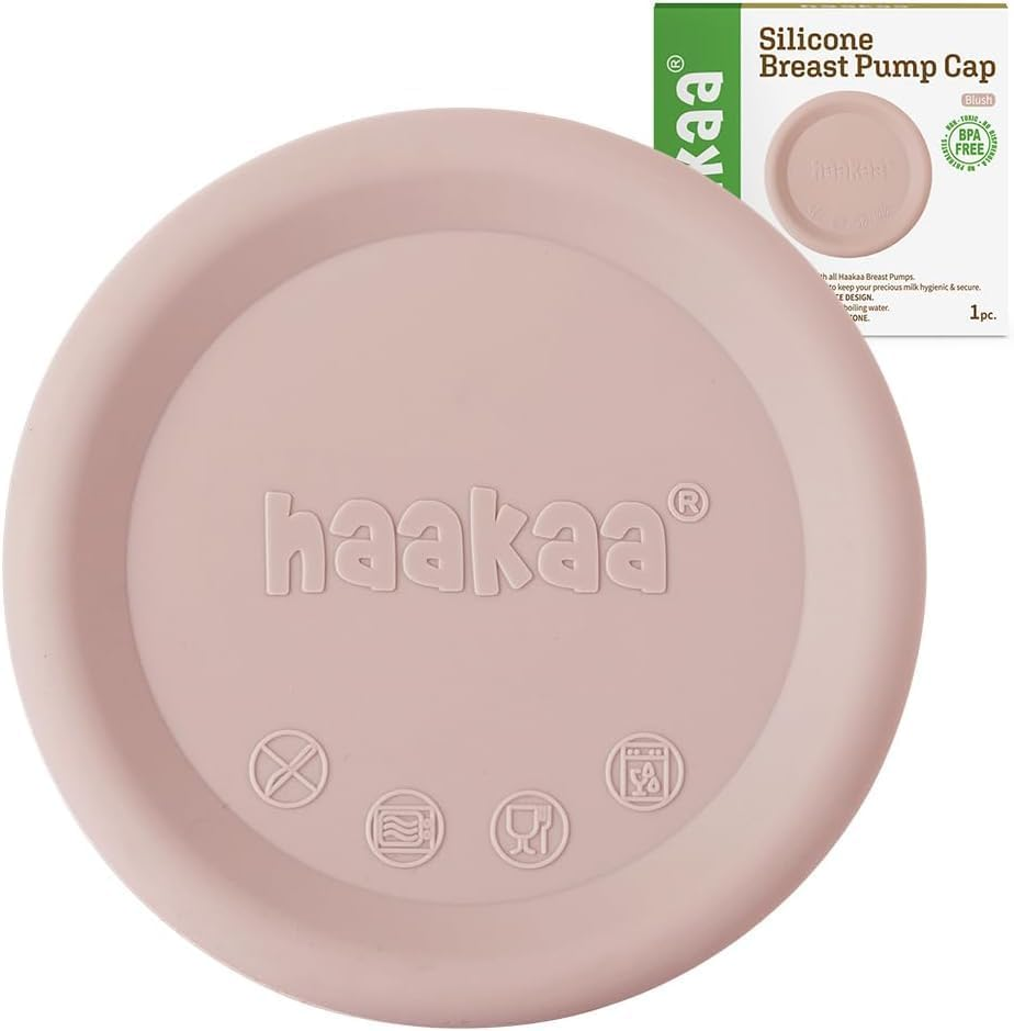 Haakaa Manual Breast Pump Cap (Lavender) - Made of Premium Grade Silicone, Suitable for All Haakaa Breast Pump