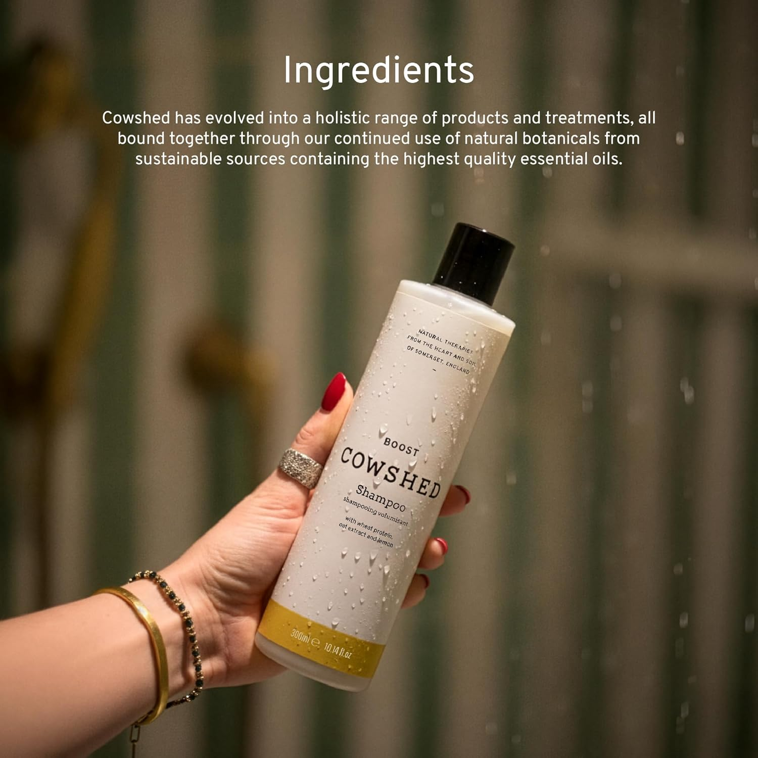 Cowshed Cowshed Boost Shampoo for Unisex 10.14 Oz Shampoo, 300 Ml image number 3