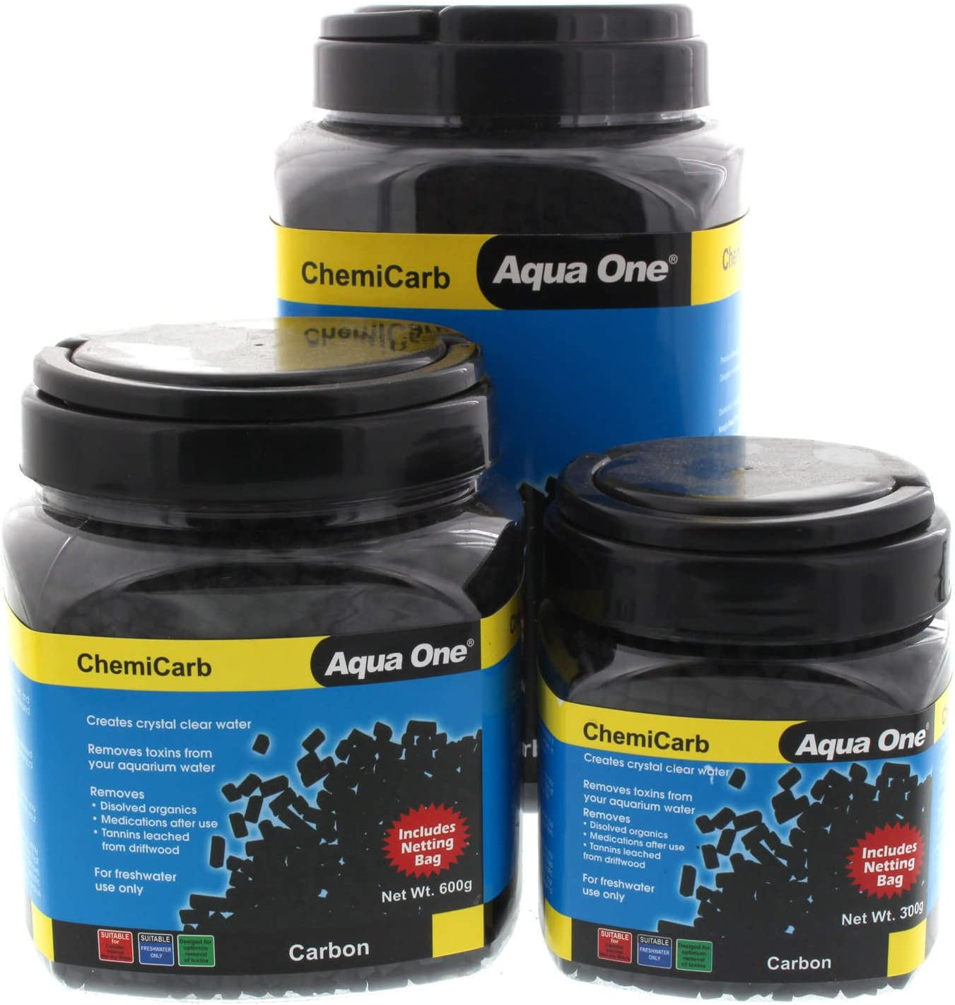 Aquarium Chemicarb 1.2Kg for Clear Water Fish Tank 10432 Aqua One image number 1